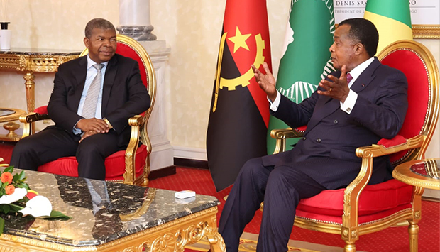PRESIDENTE JOÃO LOURENÇO E DENIS SASSOU NGUESSO  ABORDAM COOPERAÇÃO BILATERAL