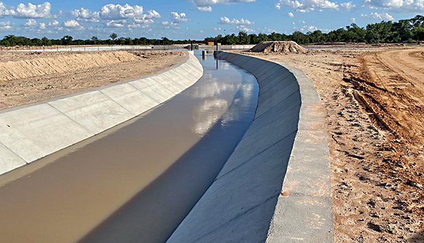 CANAL DO CAFU AJUDA ATENUAR A FALTA DE CHUVAS NO CUNENE