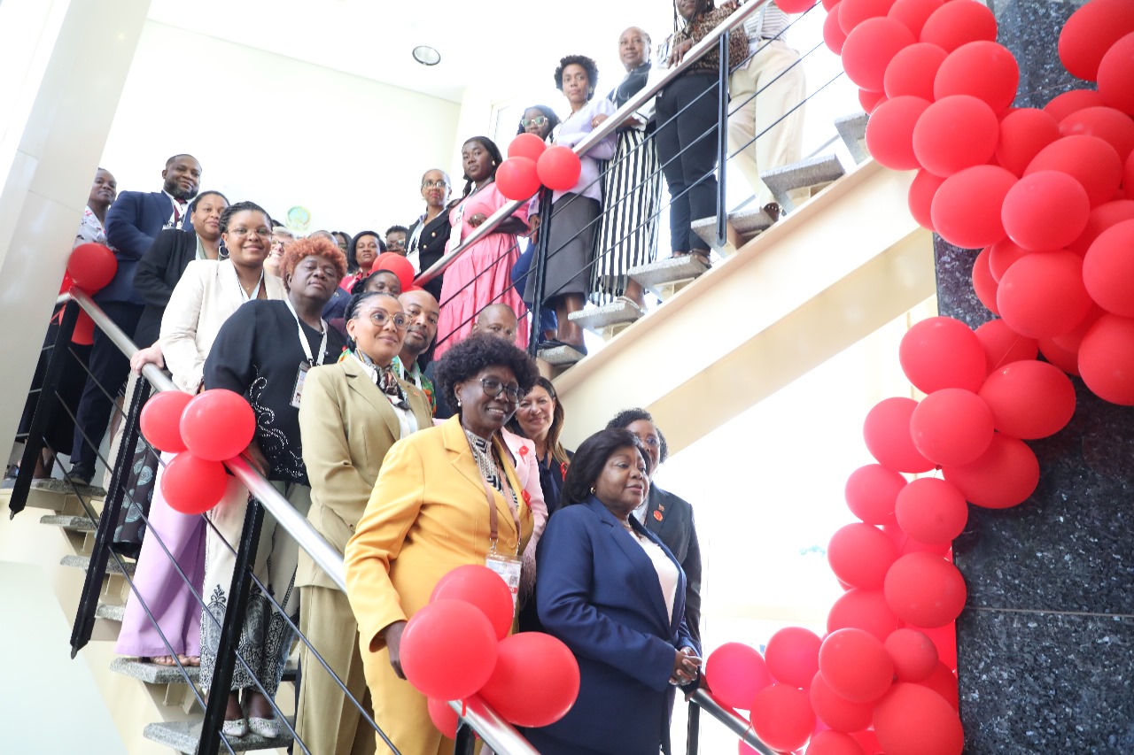 VICE-PRESIDENTE ESPERANÇA DA COSTA VISITA INSTITUTO NACIONAL DE LUTA CONTRA SIDA