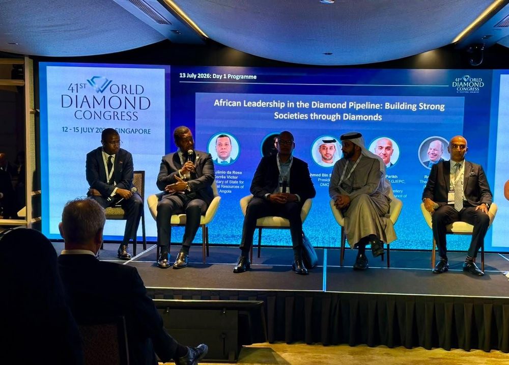 ANGOLA PRETENDE ATINGIR SEGUNDO LUGAR NA PRODUÇÃO DE DIAMANTES ATÉ 2030