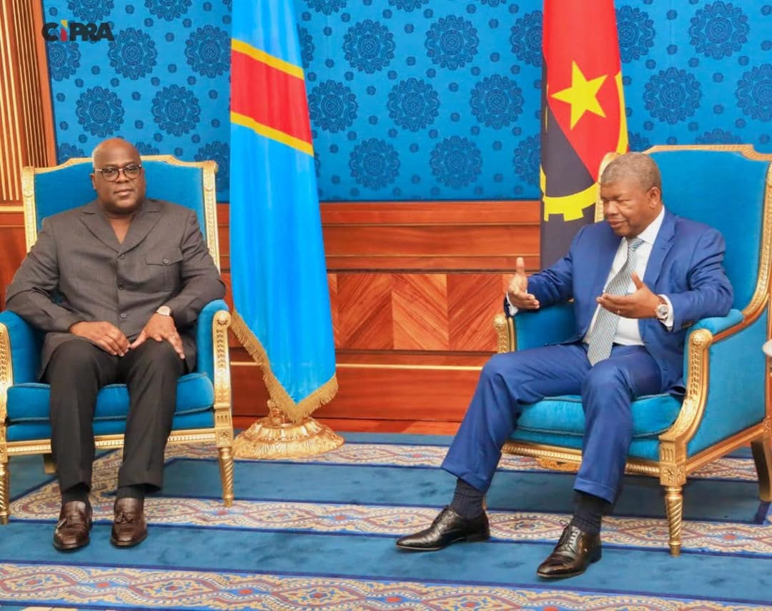 PRESIDENTE JOÃO LOURENÇO E FÉLIX TSHISEKEDI ABORDAM SITUAÇÃO  NO LESTE DA RDC
