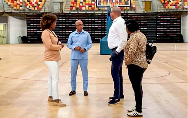 COMISSÃO ORGANIZADORA DO AFROBASKET 2025 REALIZA VISITA DE CONSTATAÇÃO AOS ESTÁDIOS