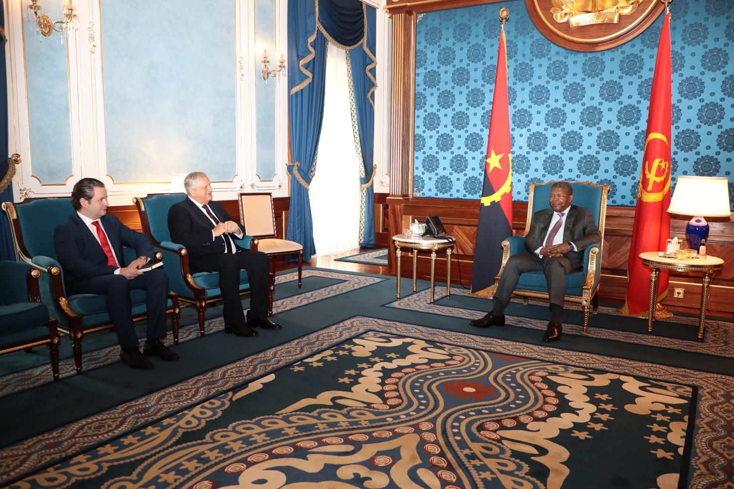 PRESIDENTE DA REPÚBLICA RECEBE CUMPRIMENTOS DE DESPEDIDA DO EMBAIXADOR RUSSO