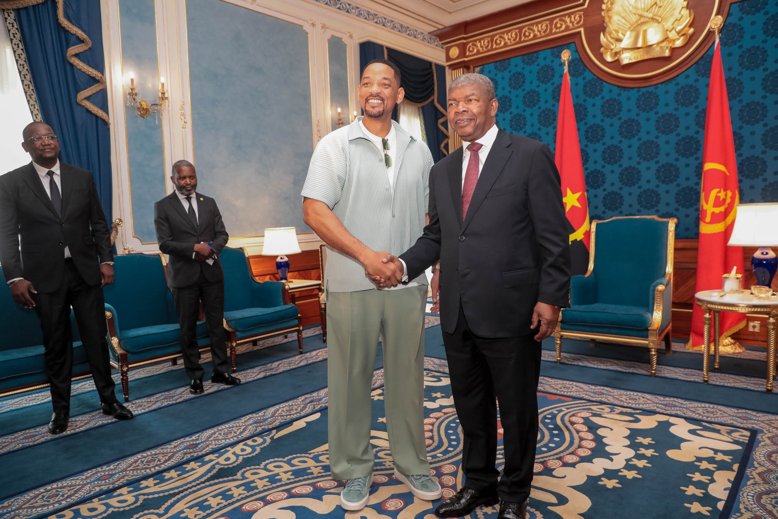 PRESIDENTE DA REPÚBLICA RECEBE  WILL SMITH